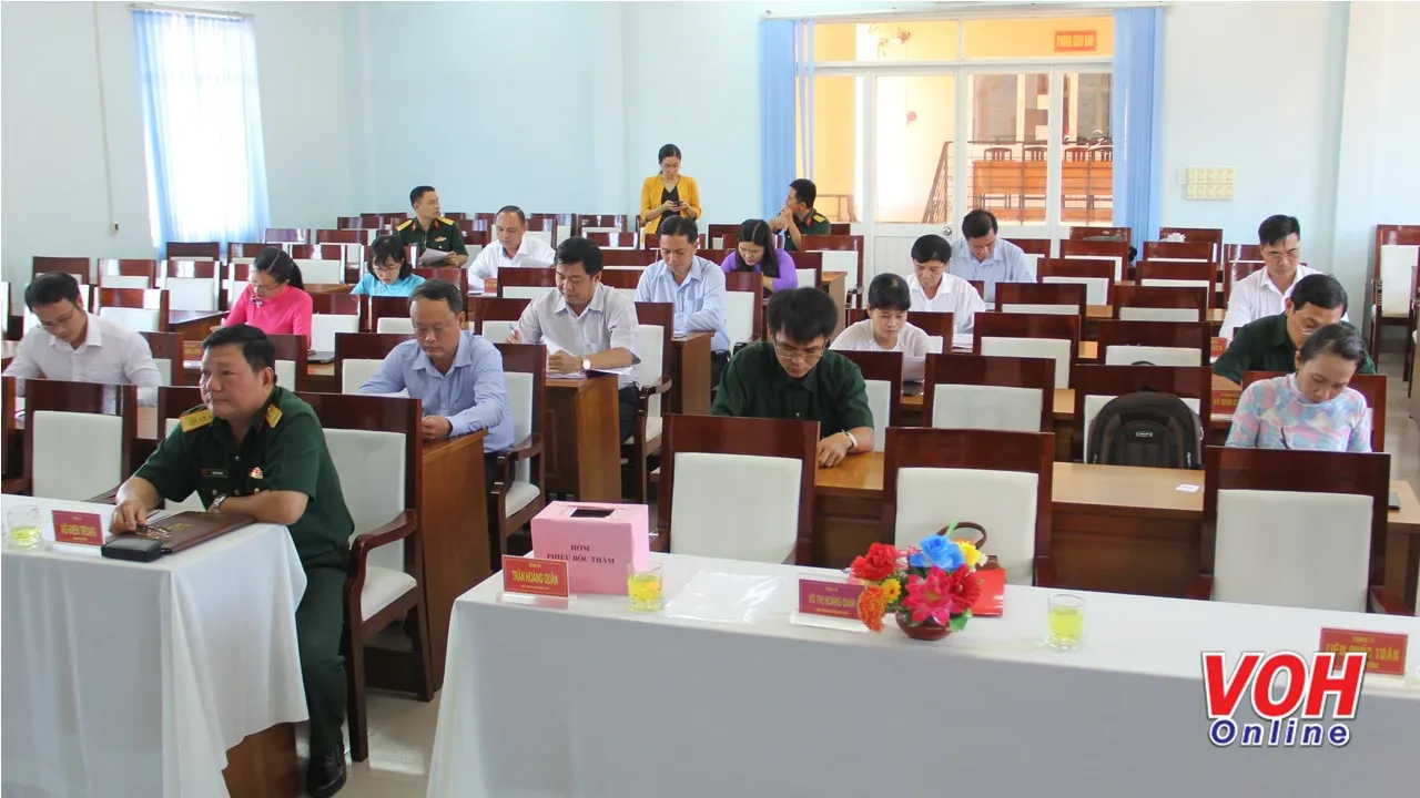 Bình Chánh tổ chức Hội thi cán bộ giảng dạy chính trị giỏi trong Lực lượng vũ trang huyện năm 2020