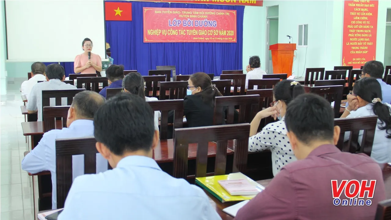 Bình Chánh mở lớp Bồi dưỡng nghiệp vụ công tác tuyên giáo cơ sở năm 2020