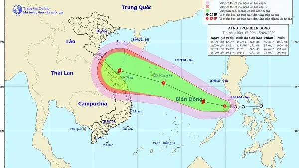 Tin áp thấp nhiệt đới mới nhất: 24 giờ tới có khả năng mạnh lên thành bão