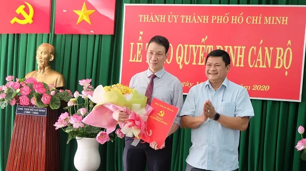 Ông Trương Trung Kiên giữ chức vụ Phó Bí thư Quận ủy quận Thủ Đức