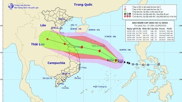 Tin bão mới nhất: Mỗi giờ đi được khoảng 15km và có khả năng mạnh thêm