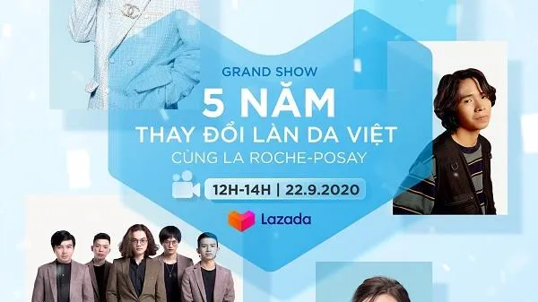 Thưởng thức grand show ca nhạc cùng dàn khách mời cực chất của La Roche Posay vào ngày 22/09