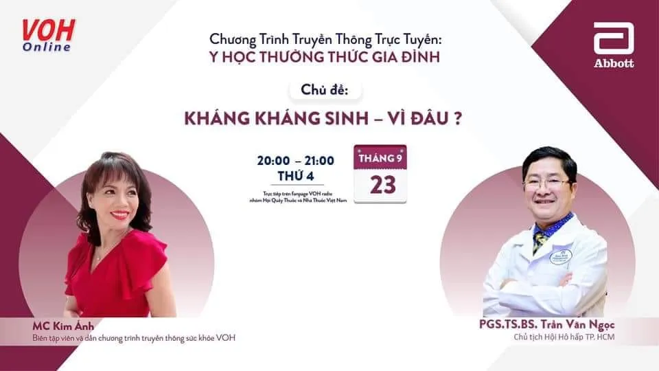 [LIVE] KHÁNG KHÁNG SINH: VÌ ĐÂU? - Y HỌC THƯỜNG THỨC GIA ĐÌNH - 23/09/2020