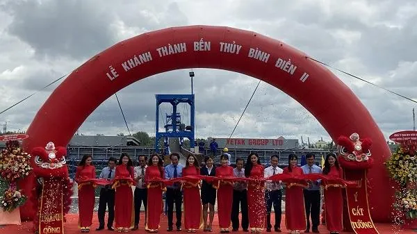 Khánh thành bến thủy tại khu Công nghiệp Long Hậu, tỉnh Long An