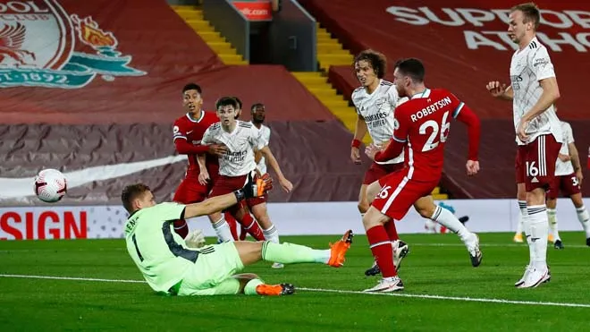 Kết quả Ngoại hạng Anh 29/9: Đá bại Aresnal, Liverpool khẳng định sức mạnh nhà VĐ