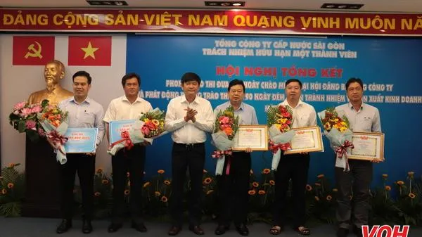 Ngành cấp nước TPHCM có 33 công trình hoàn thành, đợt thi đua 200 ngày