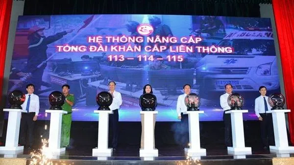 TPHCM ra mắt hệ thống nâng cấp tổng đài khẩn cấp liên thông 113 - 114 - 115