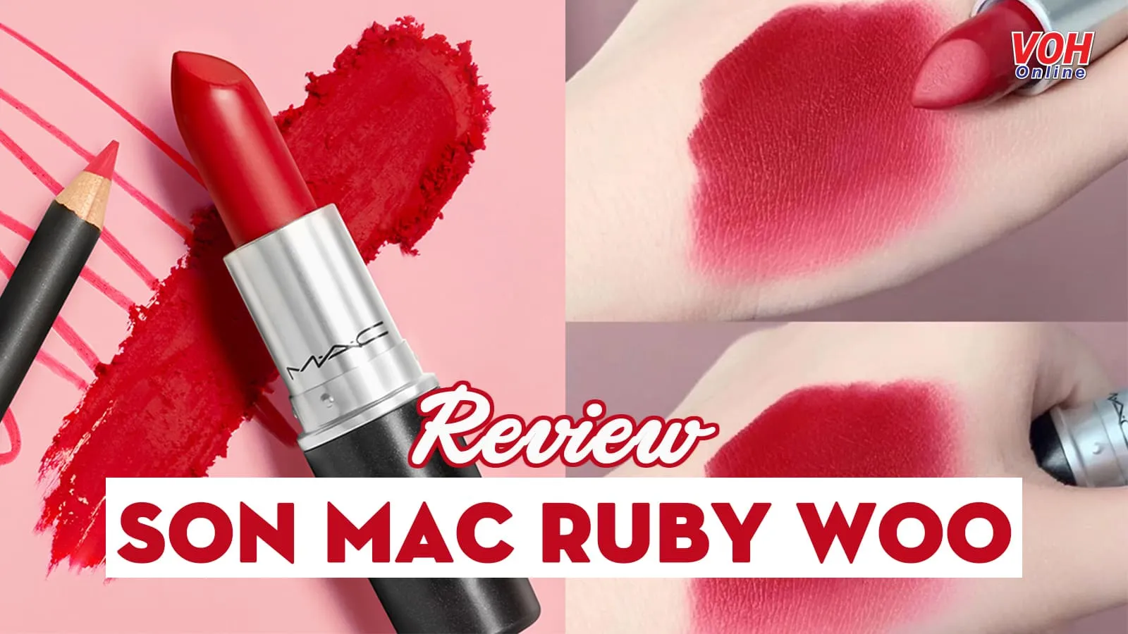 Son MAC Ruby Woo 707 – huyền thoại son đỏ của MAC