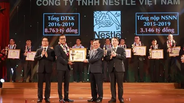 Nestlé Việt Nam được vinh danh top 30 đơn vị nộp thuế tiêu biểu