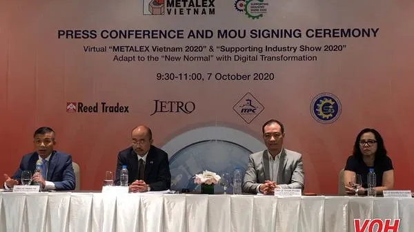 Triển lãm trực tuyến “METALEX Vietnam 2020 về sản xuất và gia công cơ khí: Kết nối kinh doanh cho các nhà sản xuất Việt Nam và quốc tế