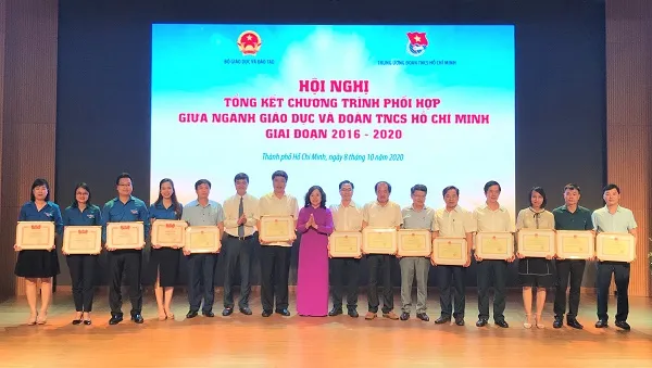 Tổng kết chương trình phối hợp giữa ngành Giáo dục và Đoàn thanh niên cộng sản Hồ Chí Minh