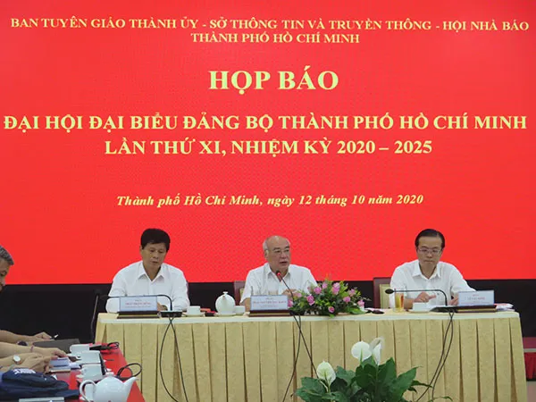 Đại hội Đại biểu Đảng bộ Thành phố Hồ Chí Minh lần thứ XI (nhiệm kỳ 2020-2025) từ 14 - 18/10/2020