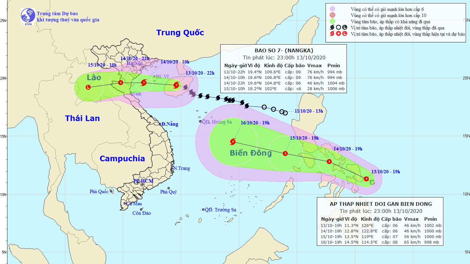 Tin bão số 7: Đảo Bạch Long Vĩ có gió mạnh cấp 7, giật cấp 9.