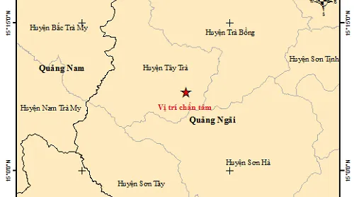 Quảng Ngãi: Trong ngày 14/10 liên tiếp xảy ra 4 trận động đất