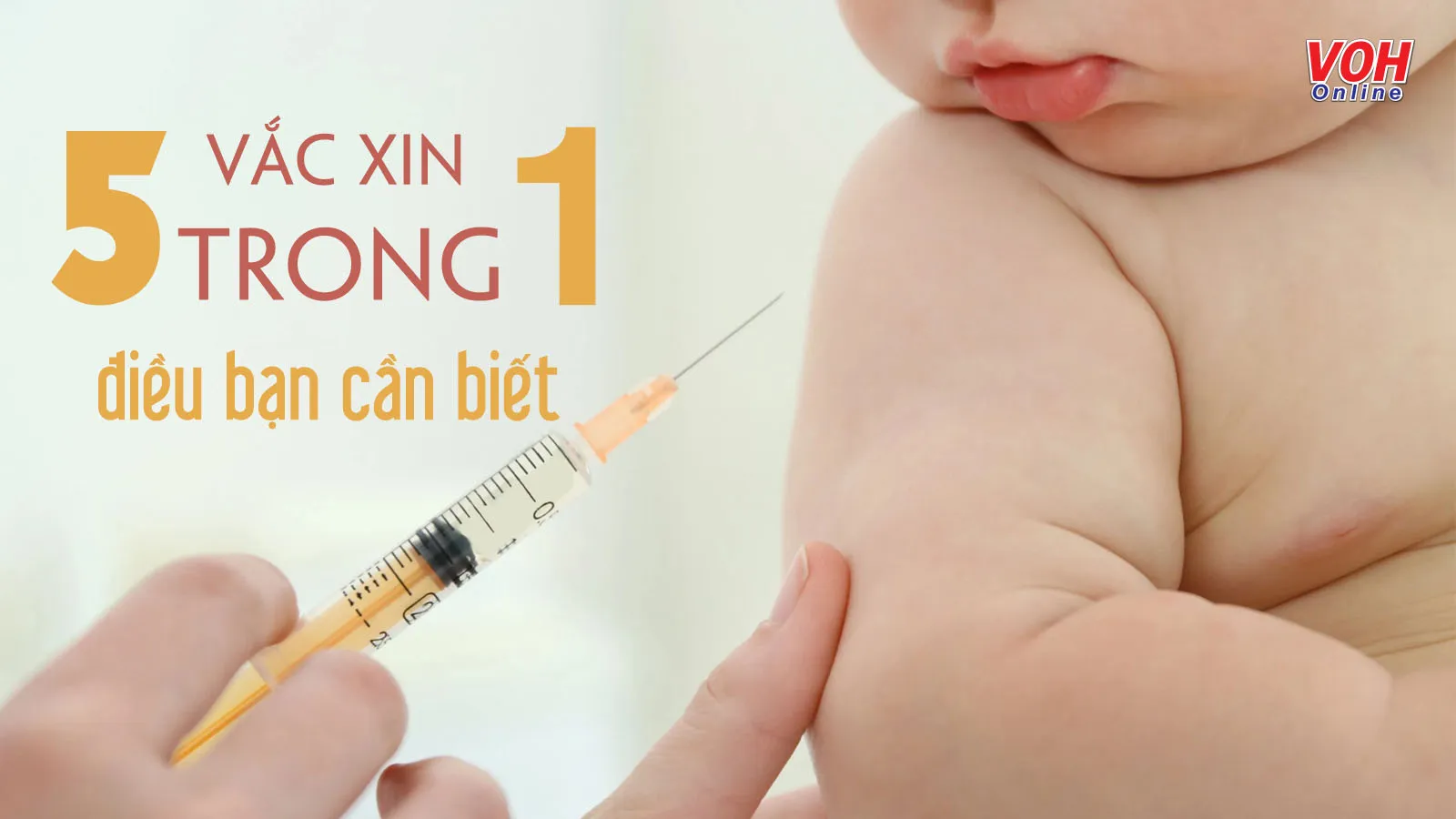 Vacxin 5 trong 1: Loại vacxin giúp phòng 5 bệnh nguy hiểm