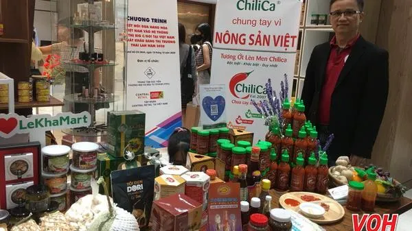 Đưa hàng hóa vào hệ thống siêu thị Big C/Go và xuất khẩu Thái Lan