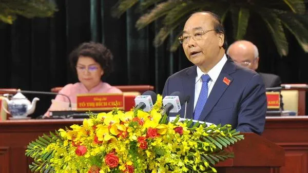 Thủ tướng Nguyễn Xuân Phúc dự và phát biểu chỉ đạo tại Đại hội Đại biểu Đảng bộ Thành phố lần thứ XI