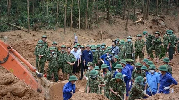 Vụ sạt lở ở Thủy điện Rào Trăng 3: Tìm thấy 7 thi thể tại khu vực Trạm kiểm lâm số 7