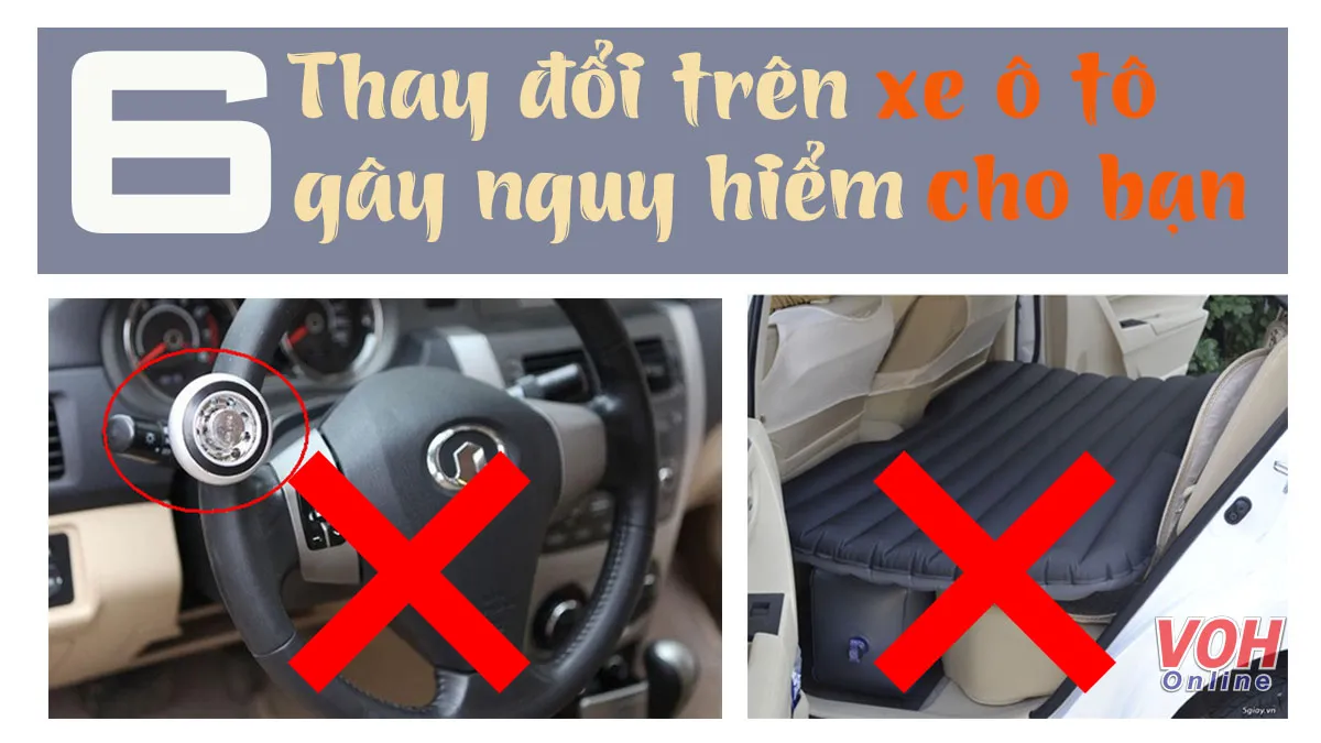 6 thay đổi trên xe ô tô có thể gây nguy hiểm cho chính bạn