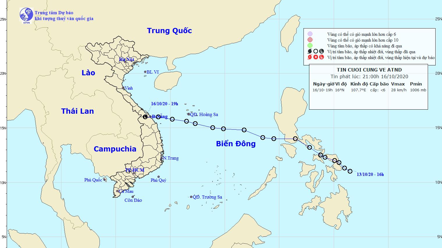 Tin áp thấp nhiệt đới mới nhất: Trung Bộ và Tây Nguyên có mưa rất to