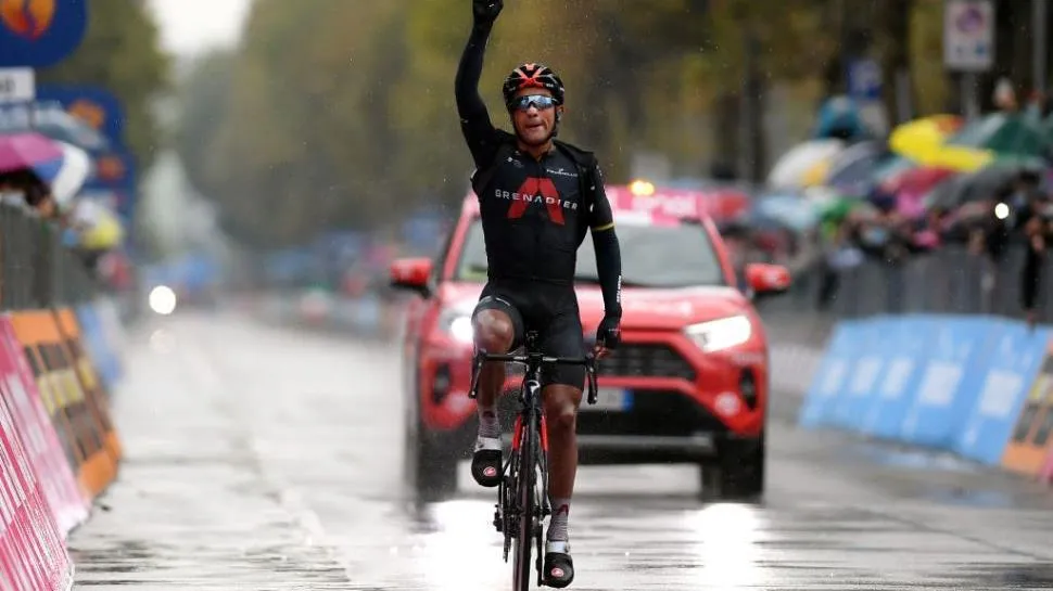 Giro DItalia 2020: Về nhất chặng 12, Jhonathan Narvaez lần đầu giành chiến thắng chặng