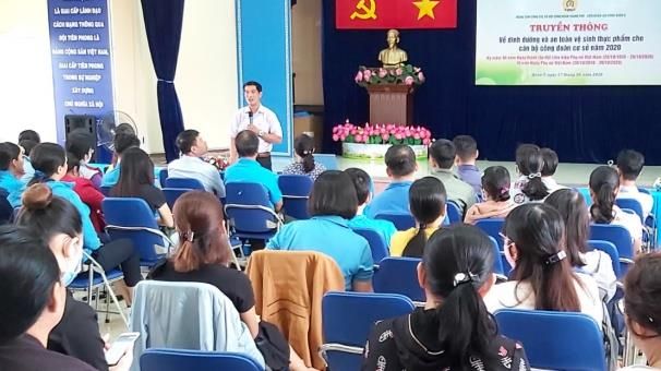 Quan tâm chăm lo dinh dưỡng và an toàn vệ sinh thực phẩm cho người lao động