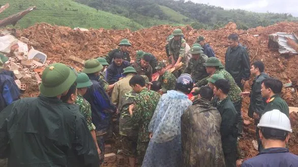 Quảng Trị: Đã tìm được 14 thi thể/22 cán bộ, chiến sĩ mất tích sau vụ lở đất tại Hướng Hoá