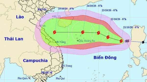 Bão Saudel vào biển Đông, trở thành cơn bão số 8 ảnh hưởng đến nước ta