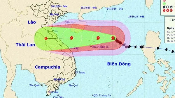 Dự báo mới, bão số 8 có khả năng suy yếu khi bắt đầu vào đất liền