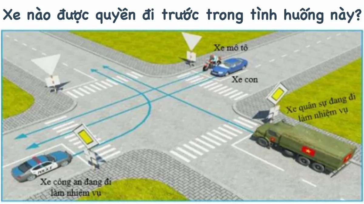 Đường ưu tiên là gì? Thứ tự các xe được ưu tiên?