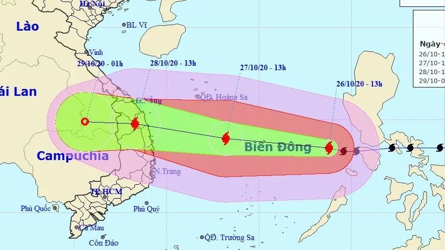 Quảng Nam, Đà Nẵng cho học sinh nghỉ học 2 ngày để phòng tránh bão số 9