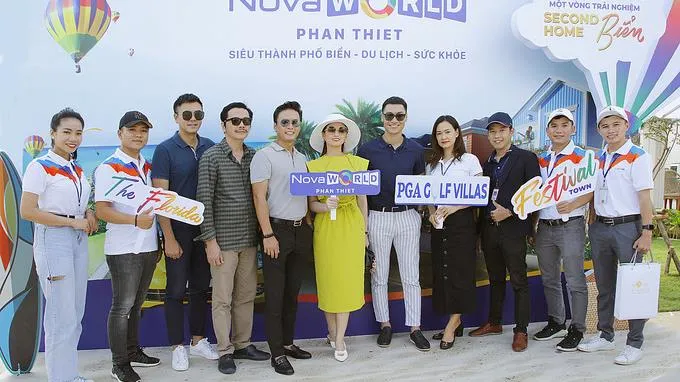 Dàn diễn viên hội ngộ tại dự án 1.000 ha NovaWorld Phan Thiet