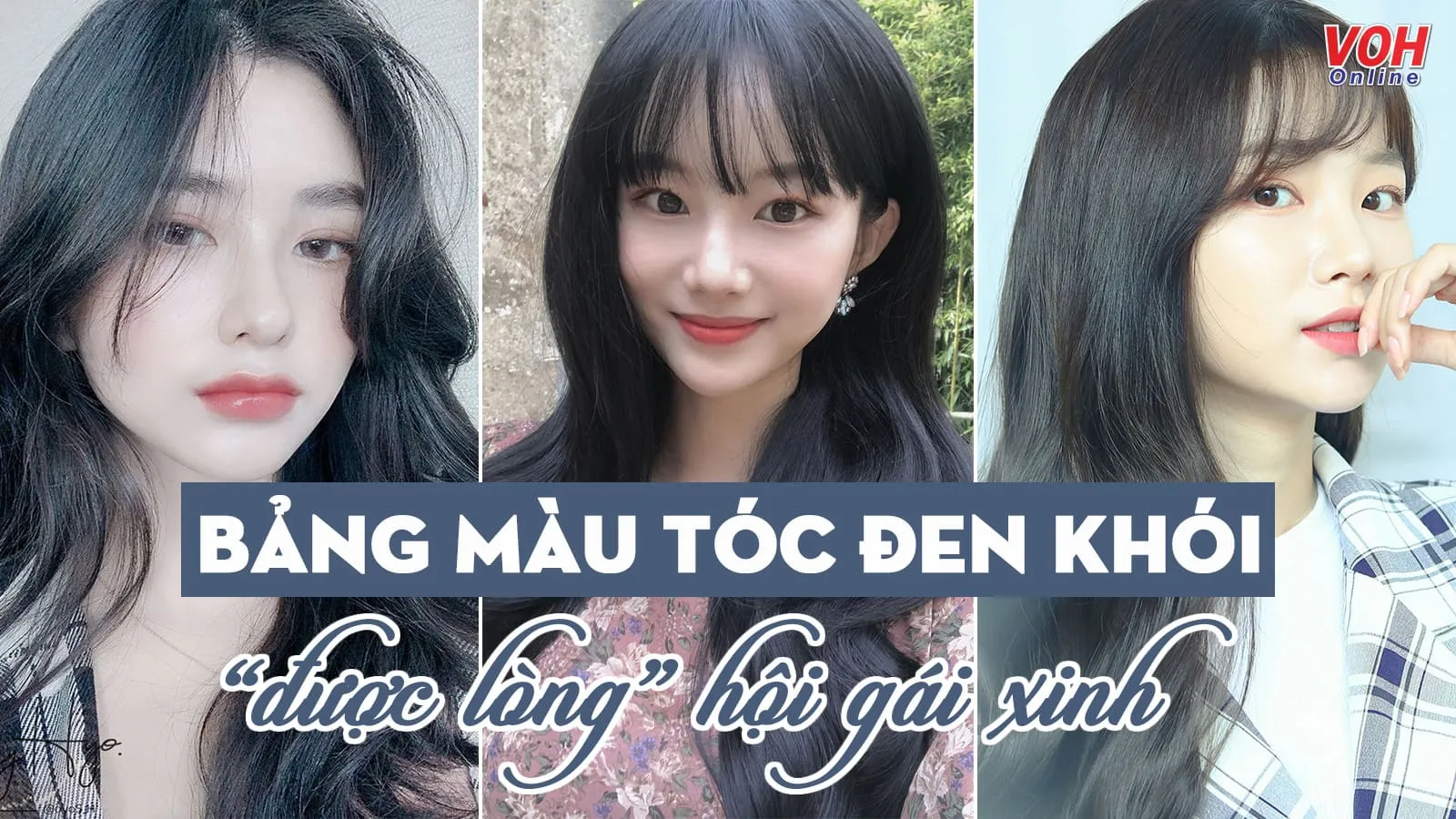 Loạt tóc màu đen khói xinh sang được hội gái đẹp ‘diện hoài không chán’