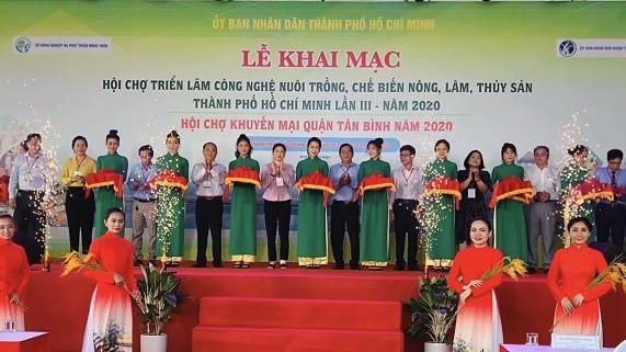 Gần 250 gian hàng tại Hội chợ - triển lãm Công nghệ nuôi trồng, chế biến nông, lâm, thủy sản TPHCM lần III