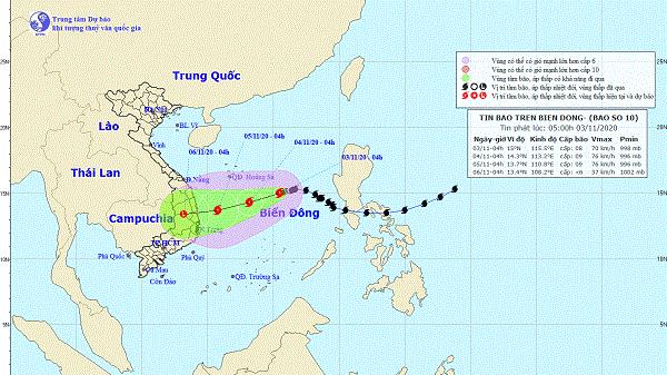Sẵn sàng ứng phó với bão số 10
