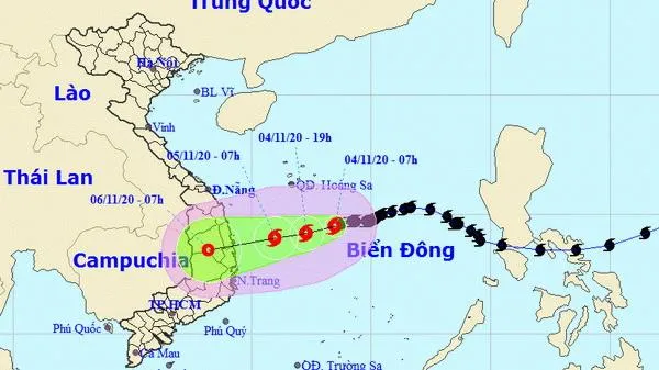 Dự báo trong 12 giờ tới, bão số 10 sẽ tăng cấp, giật đến cấp 11