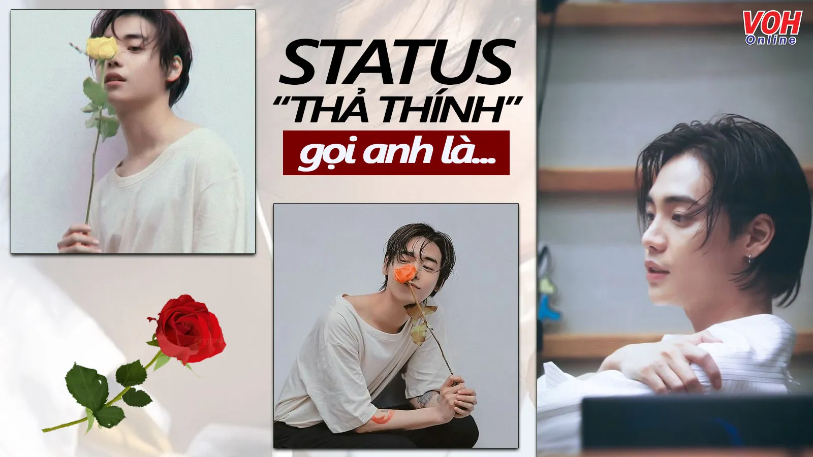 95 Status thả thính gọi em/anh là so cute khiến crush liêu xiêu