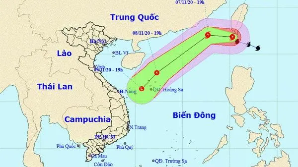 Tin bão gần Biển Đông - cơn bão Atsaini 