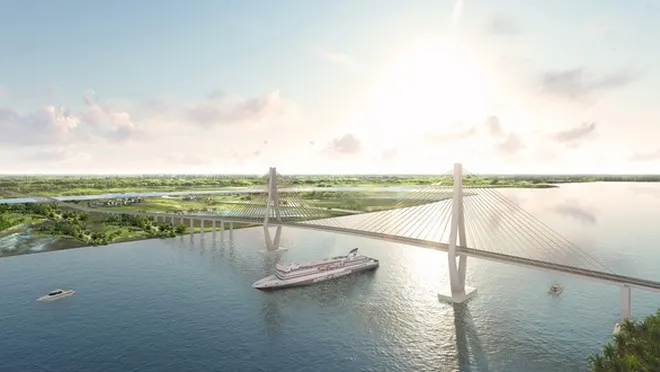 Xây dựng cầu Rạch Miễu 2 nối Tiền Giang và Bến Tre
