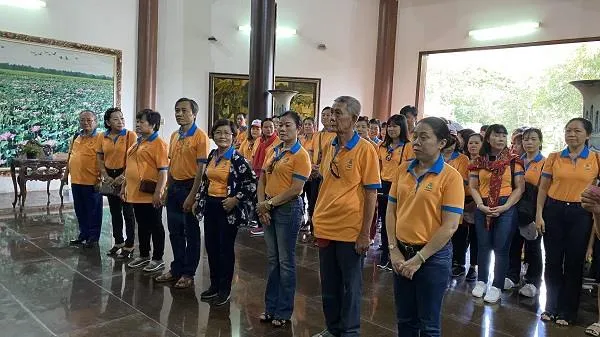 Cán bộ Công đoàn Quận 5 về nguồn tại Khu di tích cụ Phó bảng Nguyễn Sinh Sắc, tỉnh Đồng Tháp