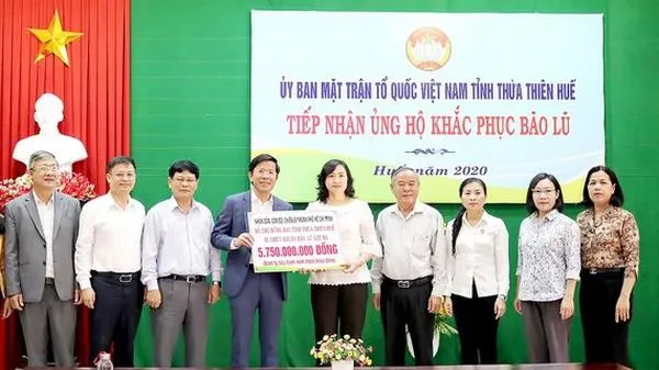 TPHCM hỗ trợ hơn 5,7 tỷ đồng khắc phục hậu quả bão lũ tại Thừa Thiên-Huế 