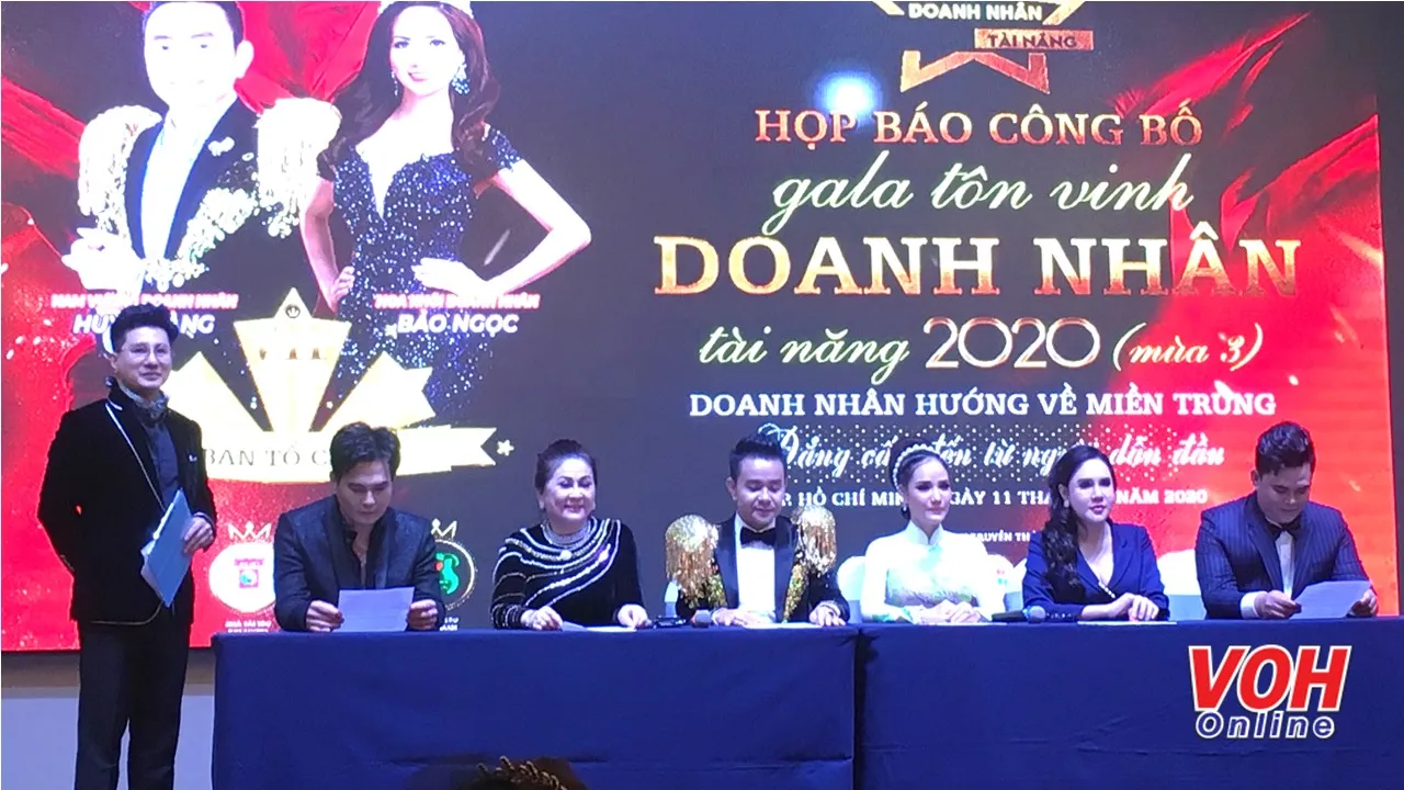 Gala Tôn vinh Doanh nhân Tài năng: Gắn kết cộng đồng doanh nhân làm thiện nguyện hướng về miền Trung