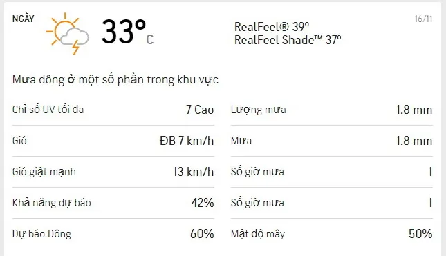 Dự báo thời tiết TPHCM hôm nay 16/11: Đặc biệt lưu ý hôm nay là đỉnh triều cường tháng 11