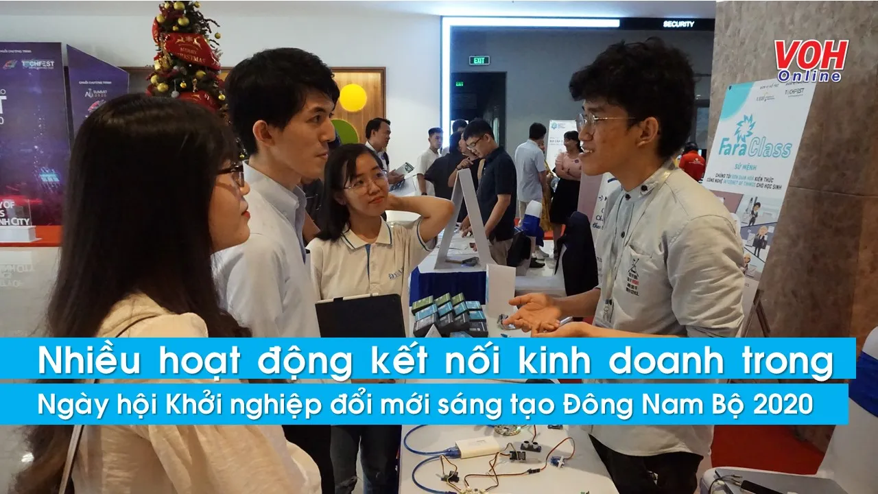 Nhiều hoạt động kết nối kinh doanh trong Ngày hội Khởi nghiệp đổi mới sáng tạo Đông Nam Bộ 2020