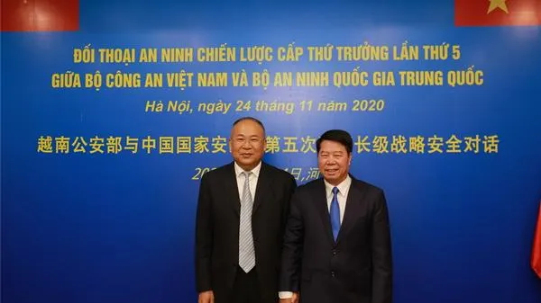 Đối thoại An ninh chiến lược cấp Thứ trưởng lần thứ 5 giữa Bộ Công an Việt Nam và Bộ An ninh Quốc gia Trung Quốc