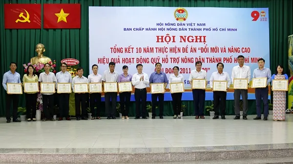 Đề án “Đổi mới và nâng cao hiệu quả hoạt động Quỹ Hỗ trợ nông dân TPHCM: Hơn 38.800 hộ được vay vốn