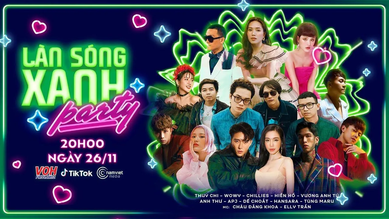 Trực tiếp Làn Sóng Xanh Party tháng 11/2020