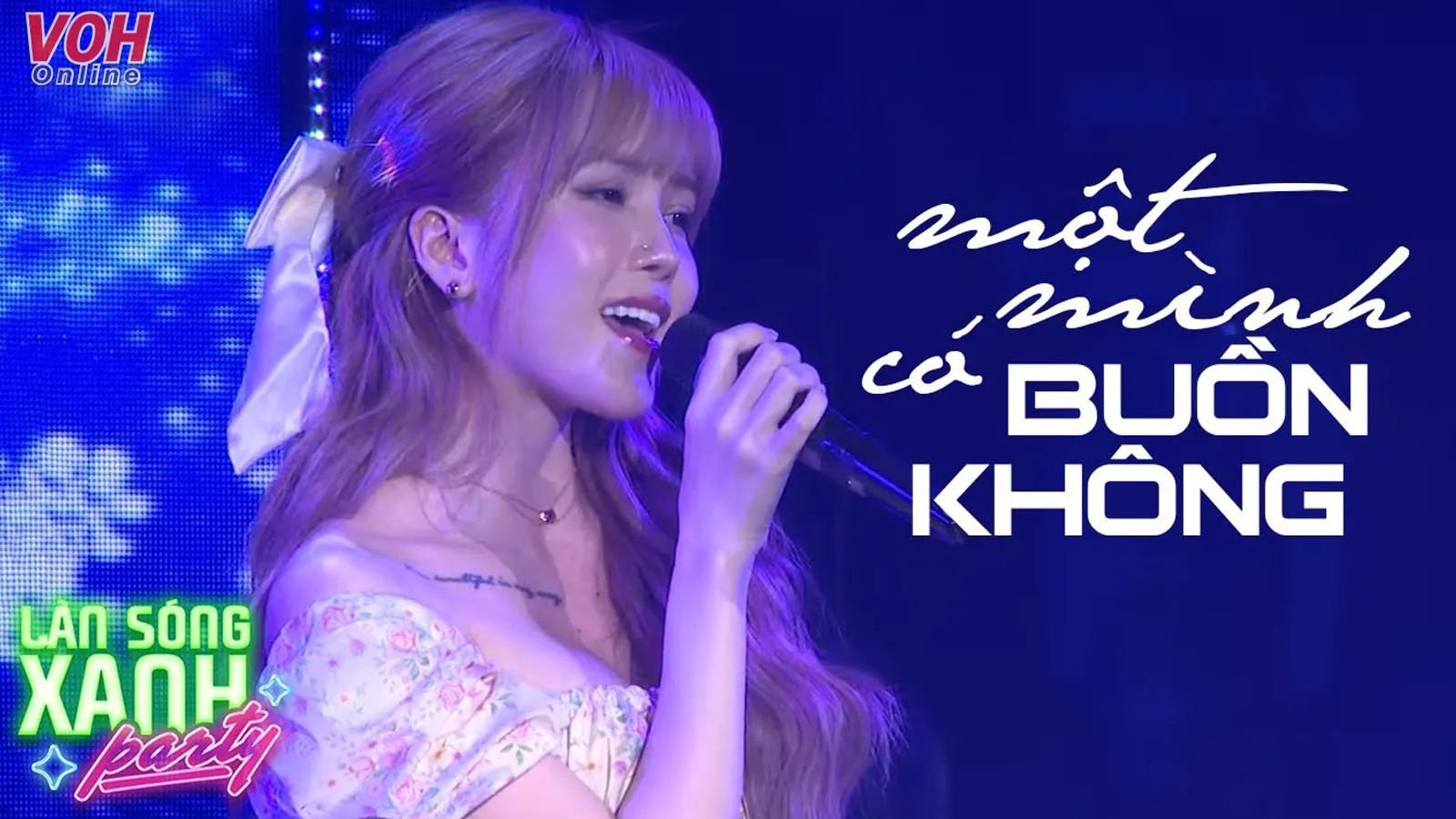 MỘT MÌNH CÓ BUỒN KHÔNG - THIỀU BẢO TRÂM LIVE | LÀN SÓNG XANH PARTY 2020