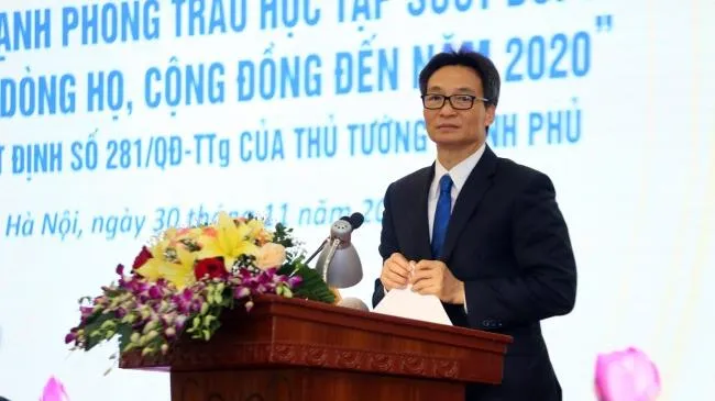 Phó Thủ tướng Vũ Đức Đam dự Hội nghị về phong trào học tập suốt đời