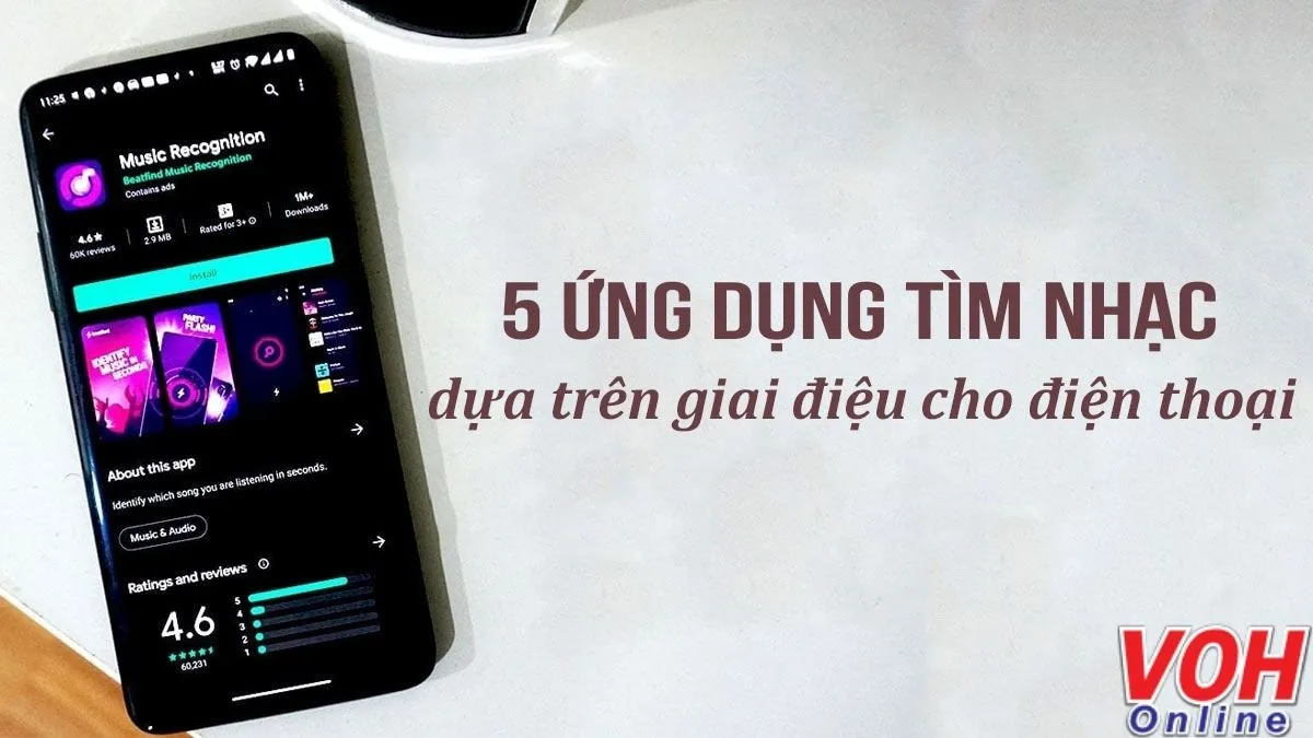 5 ứng dụng tìm nhạc dựa trên giai điệu bài hát tốt nhất cho điện thoại